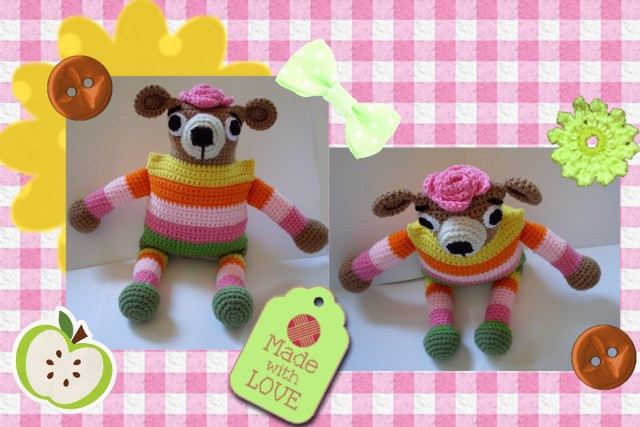 Crochet Huggums the Bear Toy