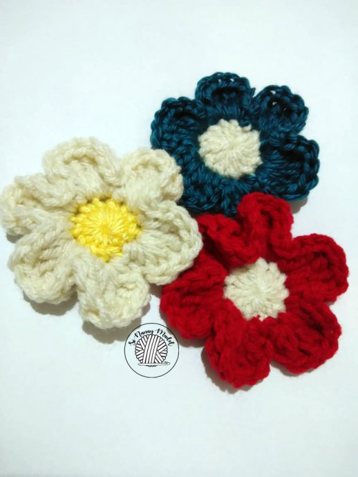 Crochet Simple Spring Flower