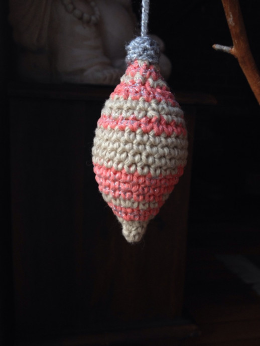 Crochet Christmas Bulbs