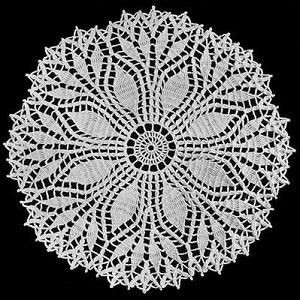 Crochet Fern Leaf Doily