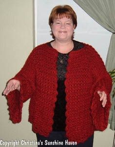 Crochet Mystic Bella Plus Size Cardigan