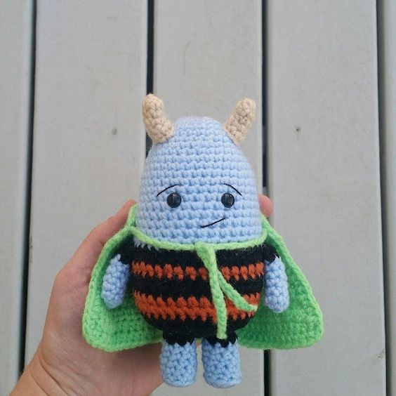 Crochet Alien Superhero