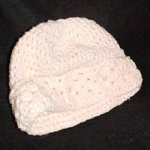 Crochet Granny Cuff Hat