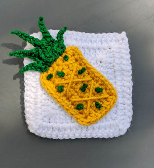 Crochet Pineapple Square