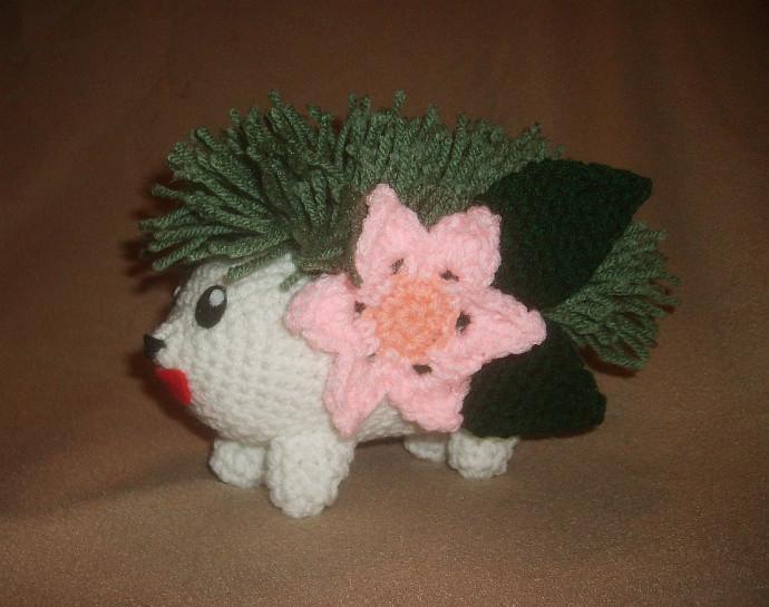 Crochet Shaymin Plushie Toy