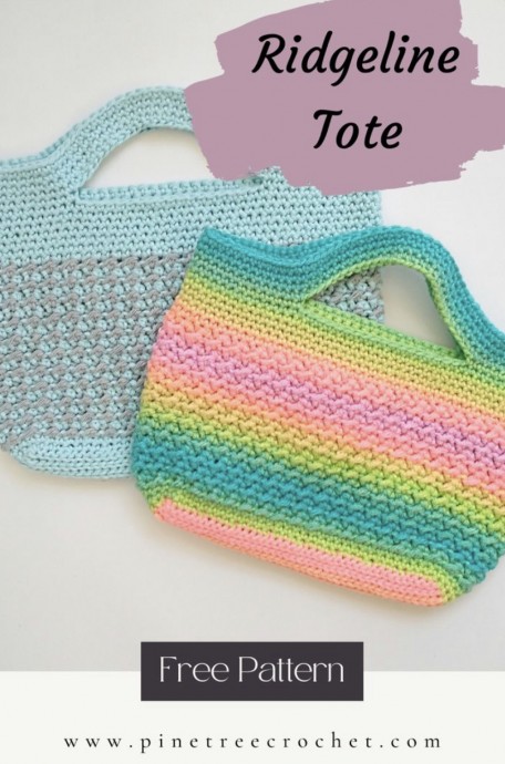 The Ridgeline Tote – A Free Crochet Pattern