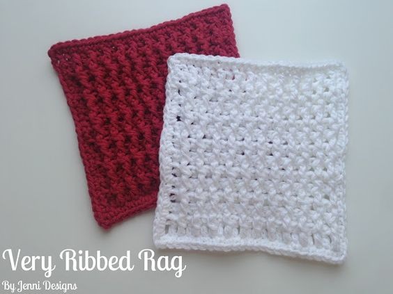 Crochet Very Ribbed Rag