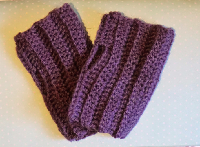 Crochet Simple Hand Warmers