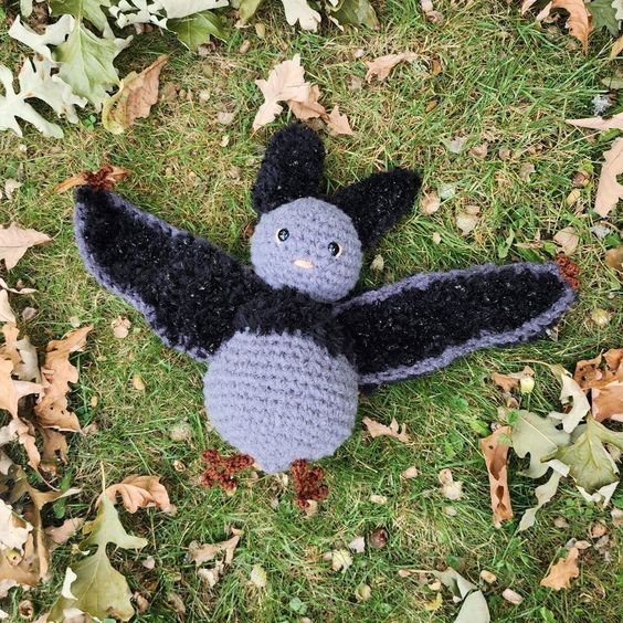 Crochet Starry Night Bat