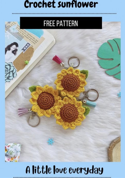 Beautiful Sunflower Crochet Pattern (FREE)