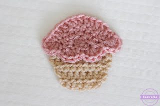 Crochet Cupcake Granny Square