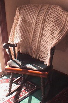 Crochet Aran Afghan