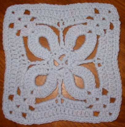 Crochet Petals Square