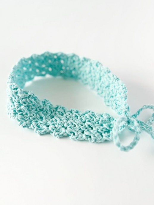 Crochet Whispering Lace Summer Headband