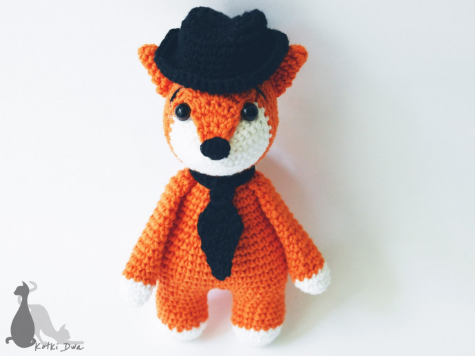 Crochet Mr. Fox Toy