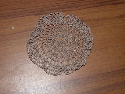 Crochet Ruffled Coaster