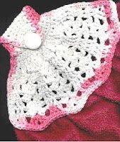 Crochet Strawberry Cream Towel Toppers