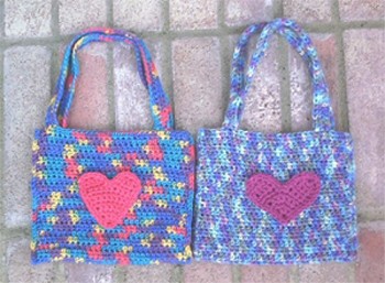 Crochet Happy Hearts Purse