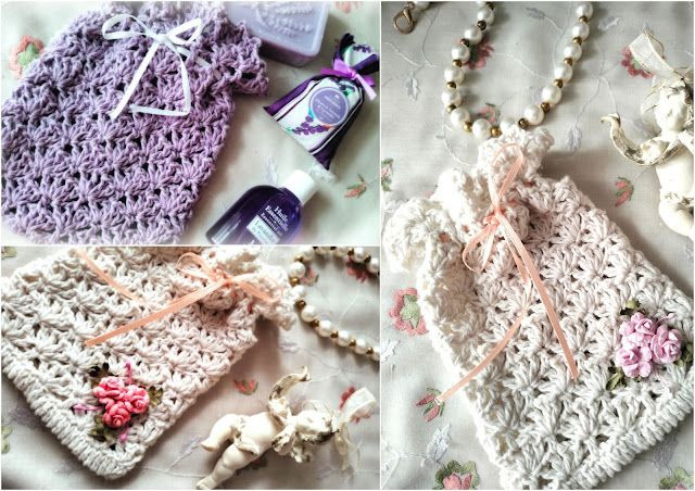 Crochet Lace Gift Pouch