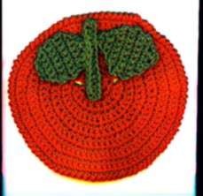 Crochet Tomato Hot Pad