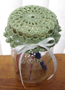 Crochet Wide Mouth Jar Lid Cover