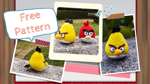 Crochet Yellow Angry Bird