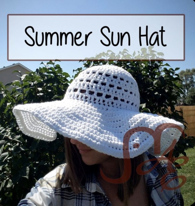 Free Crochet Pattern: Summer Sun Hat