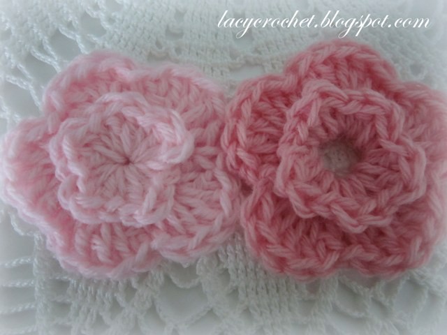 Crochet Two Beautiful Flowers