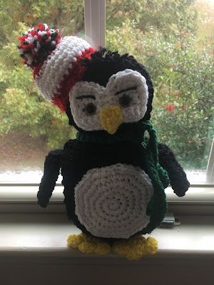 Crochet Christmas Cheer Cuddlers Penguin