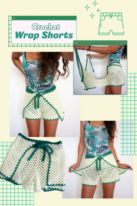 Crochet Wrap Shorts