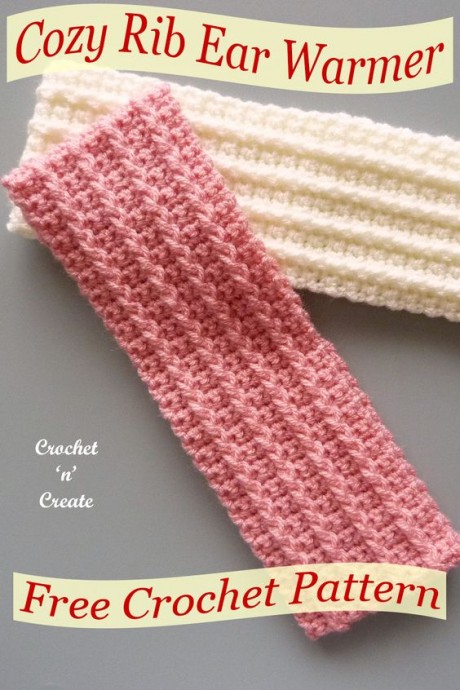 Crochet Cozy Rib Earwarmer