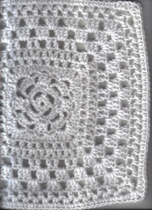 Crochet Pretty Spaces Square