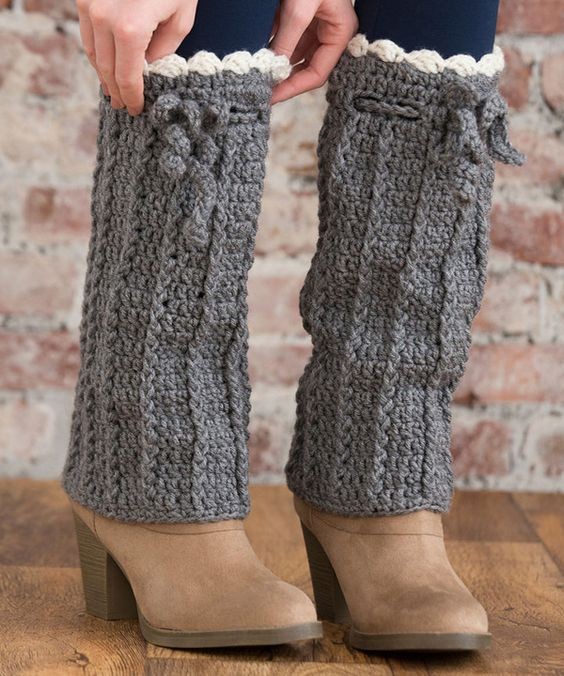 Crochet Long Boot Warmers