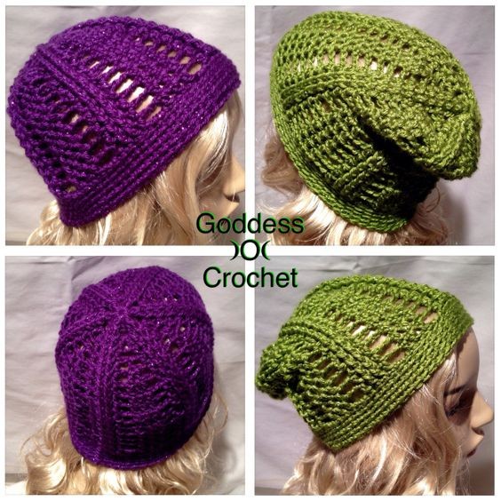 Crochet Slouch Two Ways Beanie