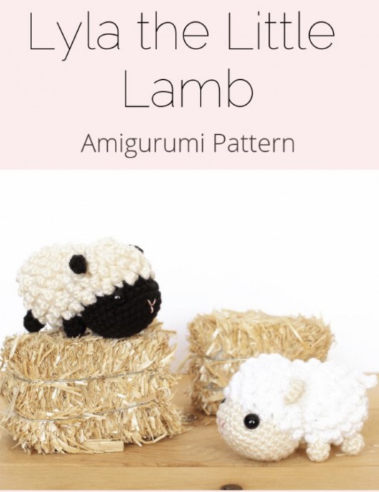 Free Crochet Pattern: Baby Lamb Farm Animal