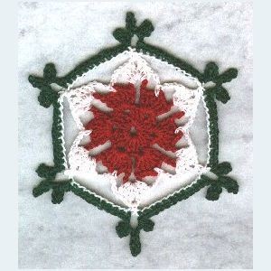 Crochet Colored Snowflake