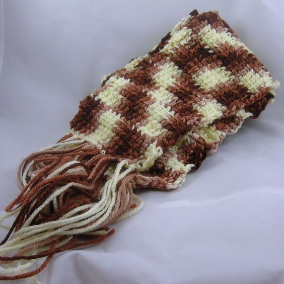 Crochet Linked Trebles Scarf