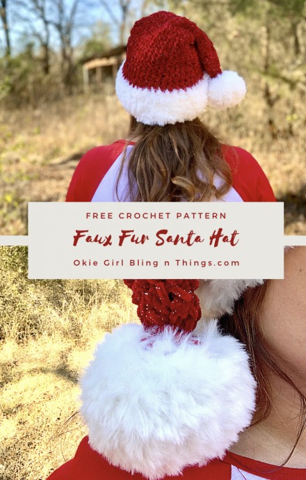 Crochet Santa Claus Hat (Free Pattern)