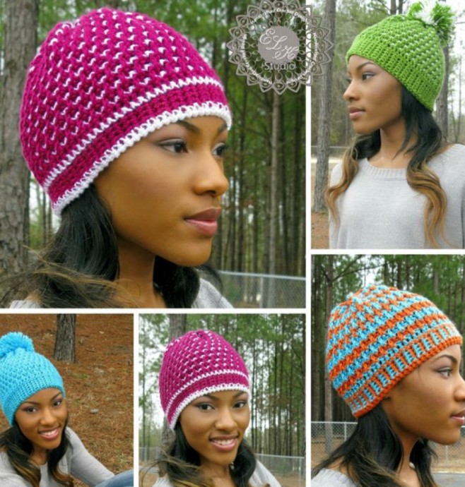 Crochet Morning Frost Hat (Free Pattern)