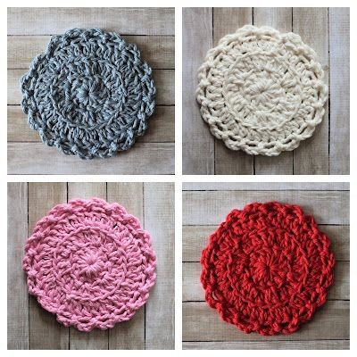 Crochet Ferris Wheel Coasters