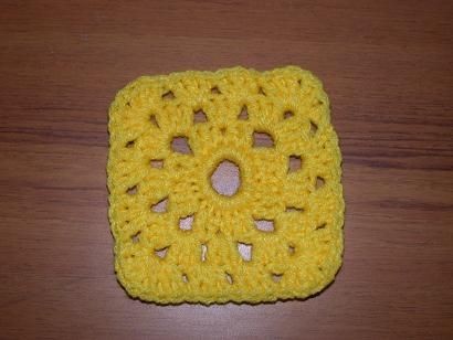 Crochet Ring-Centered Granny Square