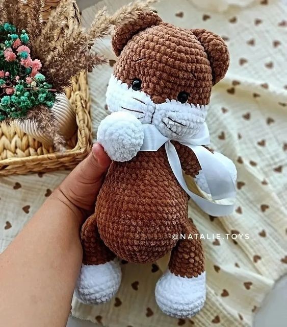 Crochet Amigurumi Plush Cat