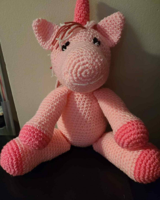 Crochet Unicorn Toy