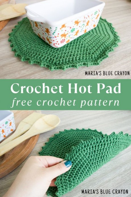 Crochet Double Sided Hot Pad