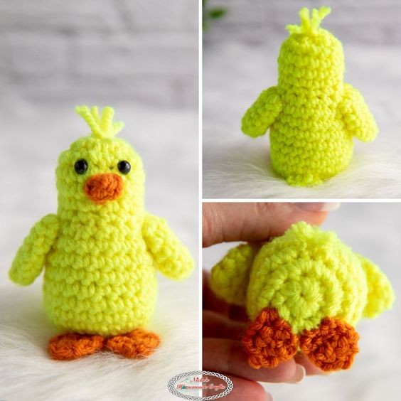 Crochet Baby Chick Amigurumi