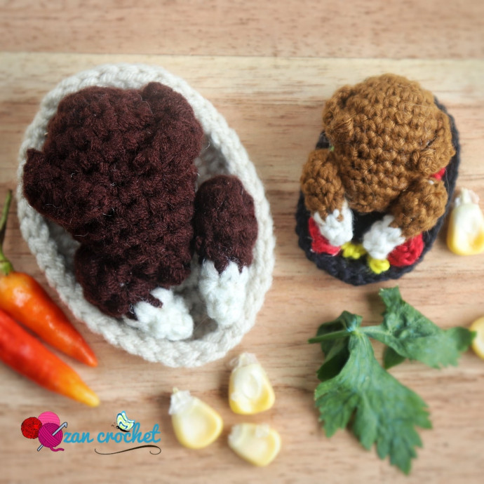 Crochet Roasted Chicken