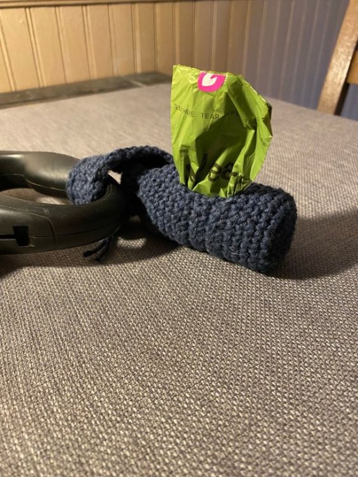 Crochet Potty Bag Holder