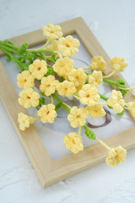 Crochet Winter Jasmine Flower