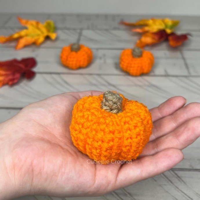 Crochet Mini Pumpkin Amigurumi