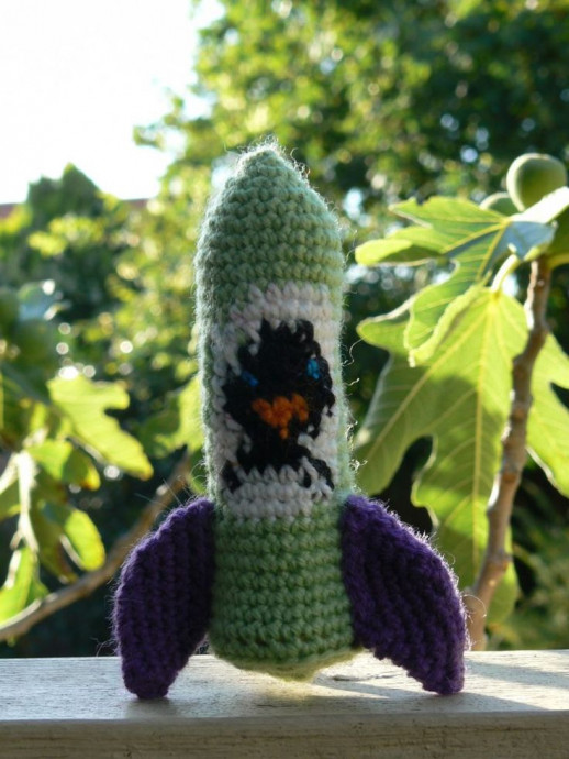 Crochet Rocket Rattle